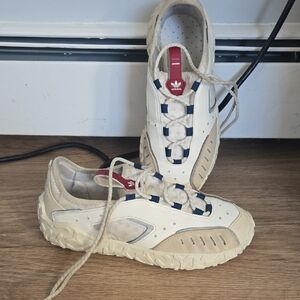 Adidas Atric23 Beige and Cream Athletic Shoes